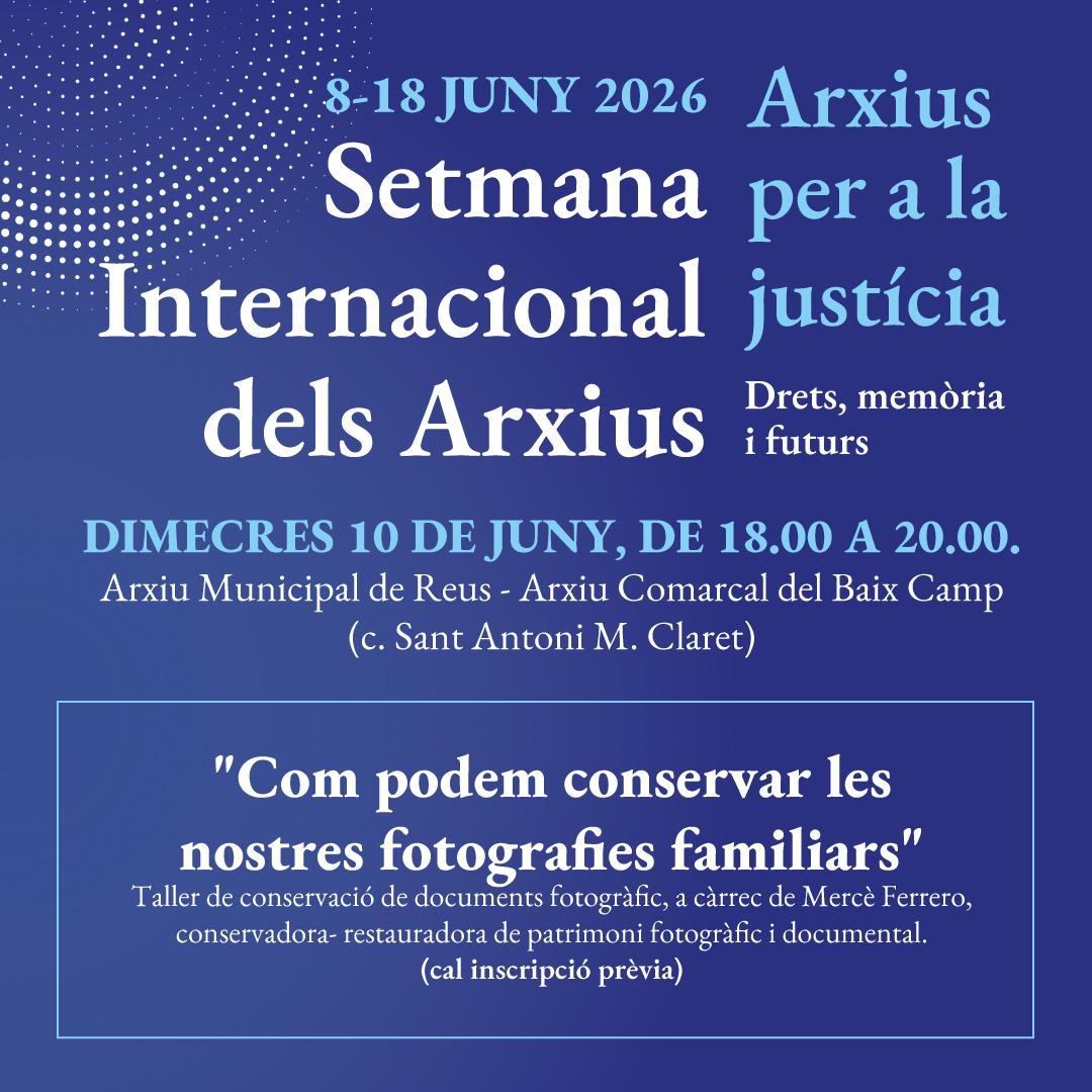 Taller: Com podem conservar les nostres fotografies familiars