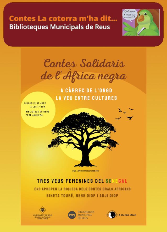 Contes La cotorra m'ha dit... Contes Solidaris de l'Àfrica negra