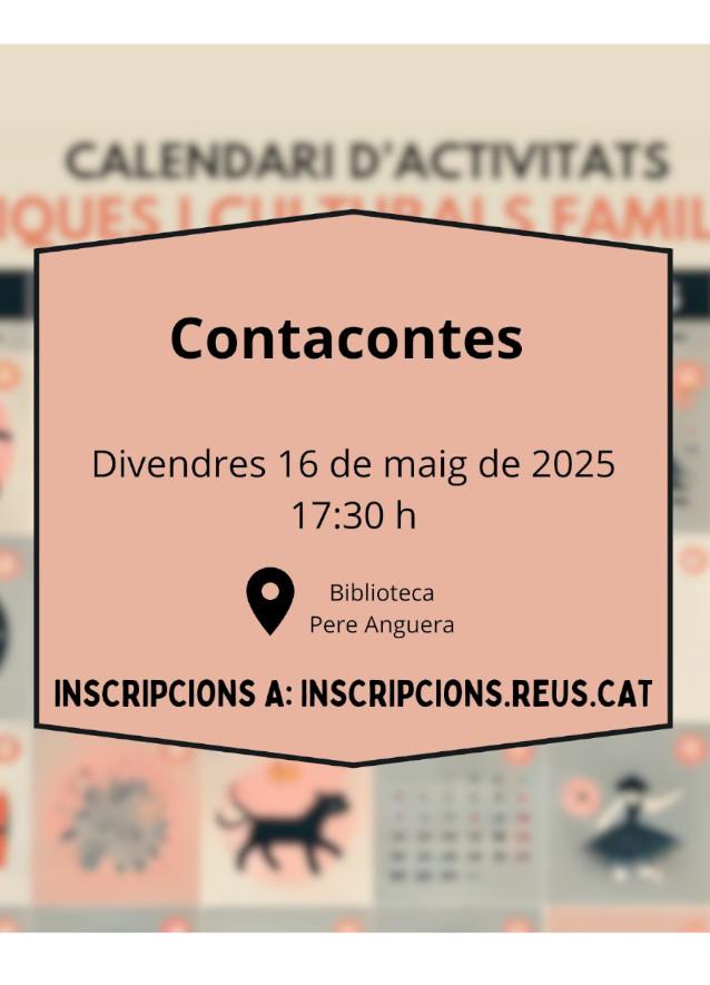 Contacontes a càrrec del Pla Educatiu de l'entornE