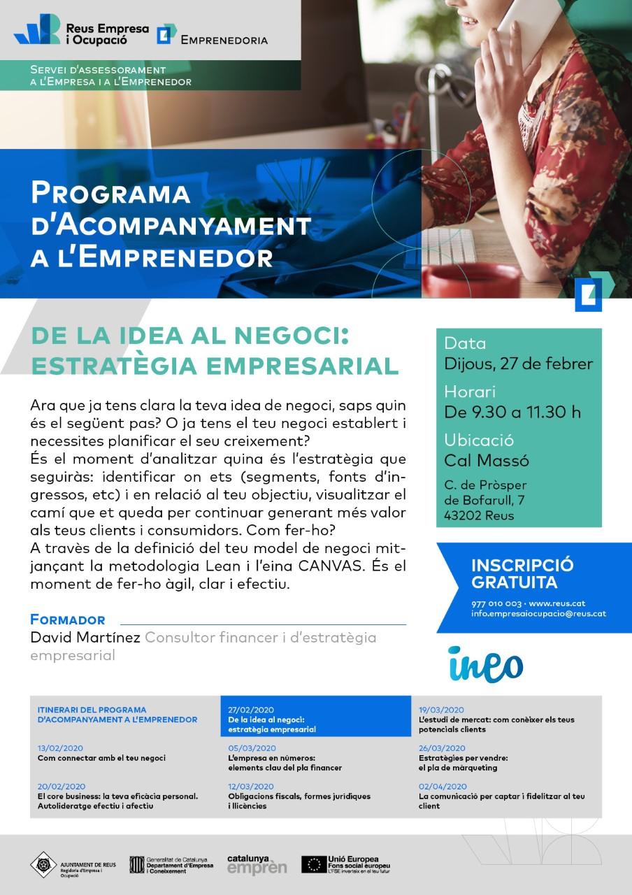 De la idea al negoci. Estratègia empresarial 