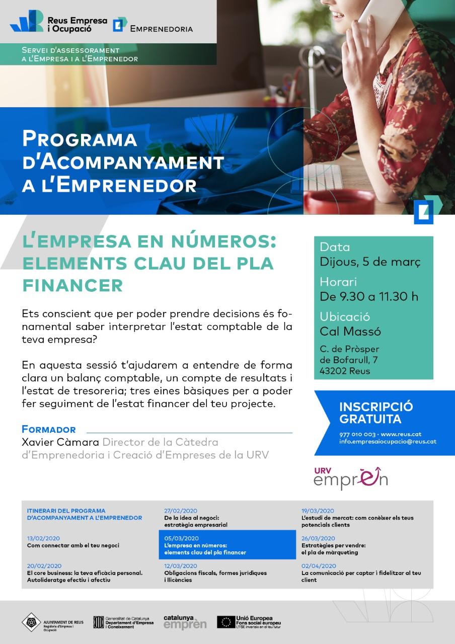 L’empresa en números: elements clau del pla financer