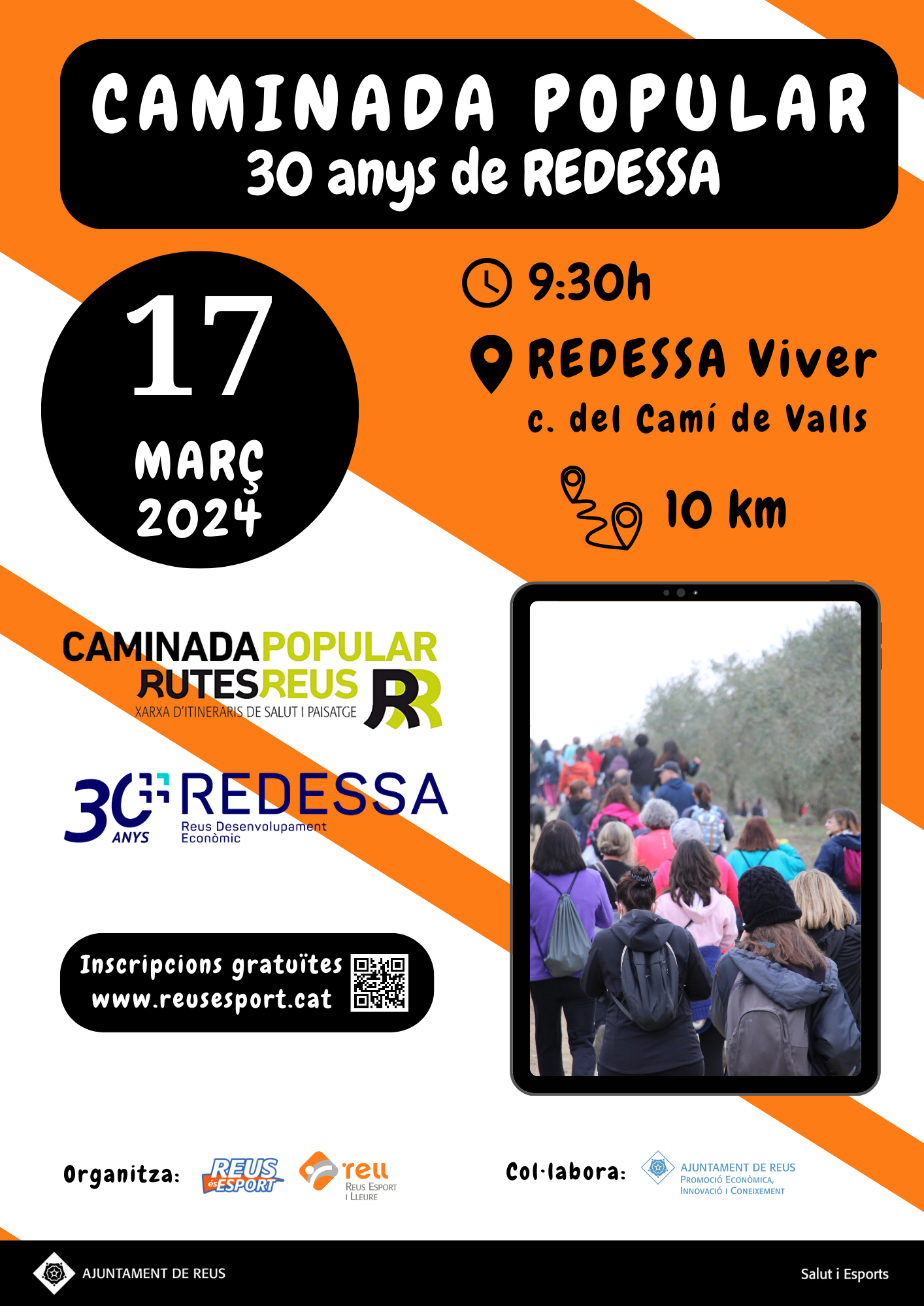 CAMINADES POPULARS REUS – 30 ANYS REDESSA