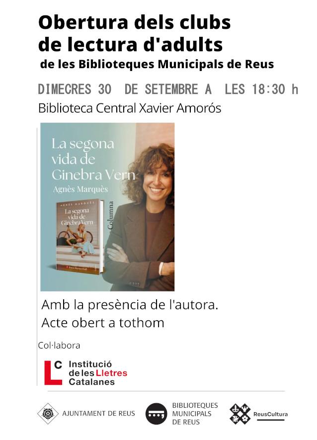 Obertura dels clubs de lectura d'adultsE