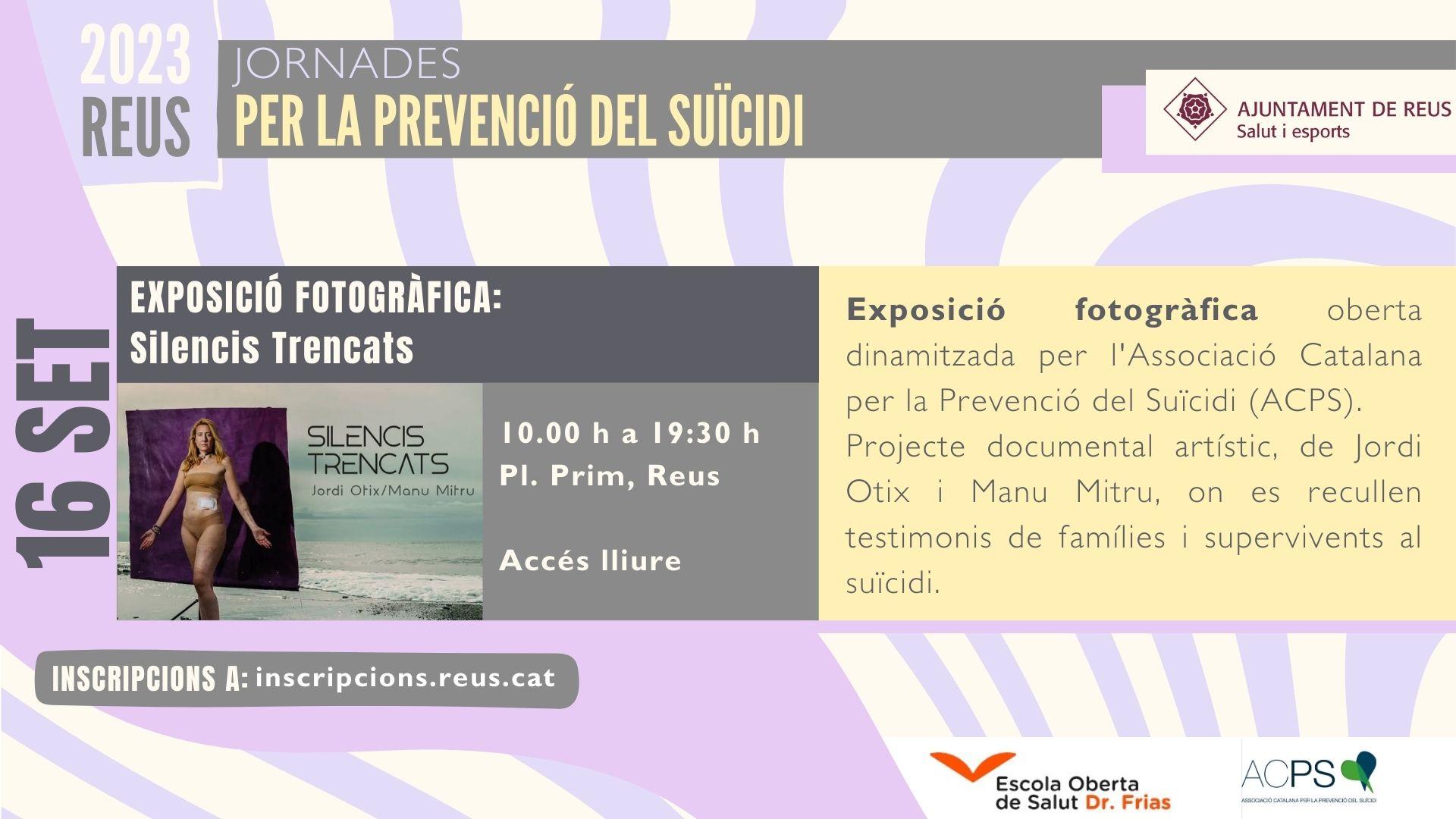 EXPOSICIÓ FOTOGRÀFICA: Silencis Trencats