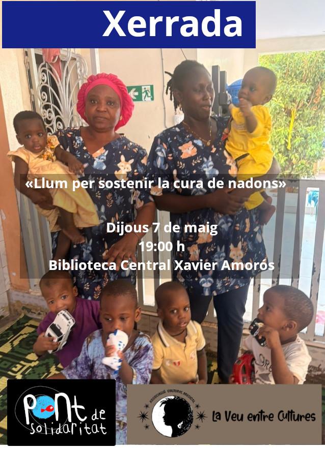 Xerrada prèvia al sopar solidari