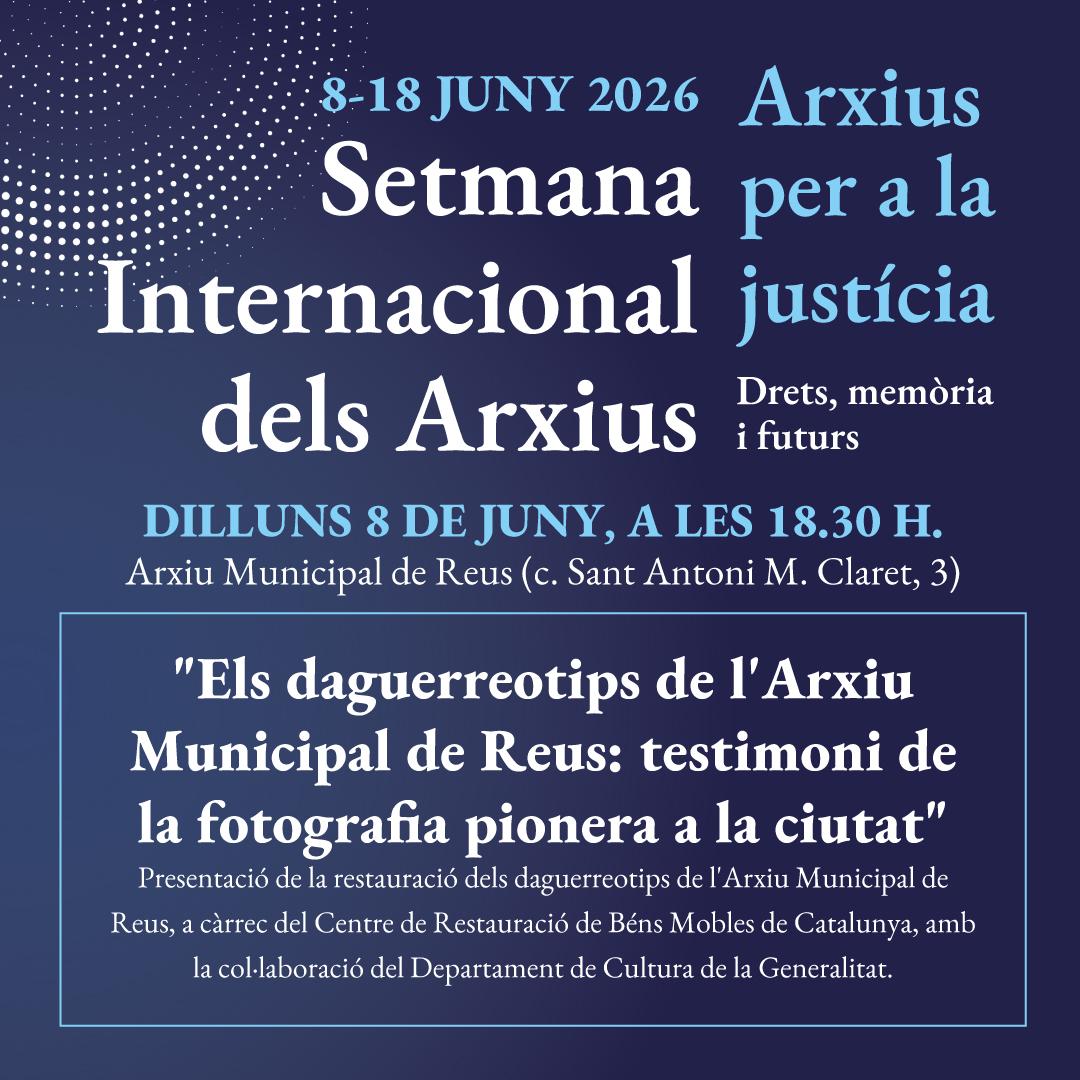Los daguerrotipos del Archivo Municipal de Reus: testigo de la fotografía pionera en la ciudad