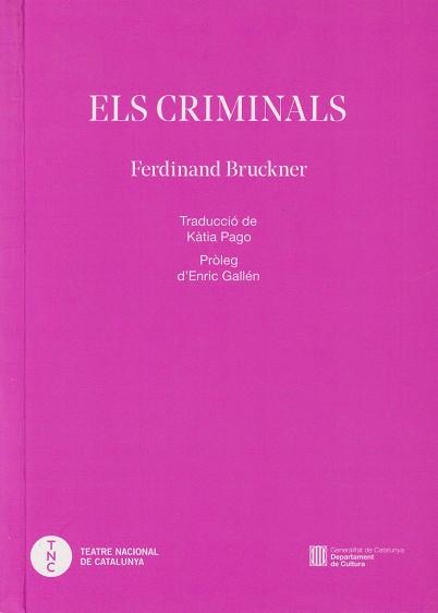 Club Llegir el Teatre: ELS CRIMINALS, de F. Bruckner