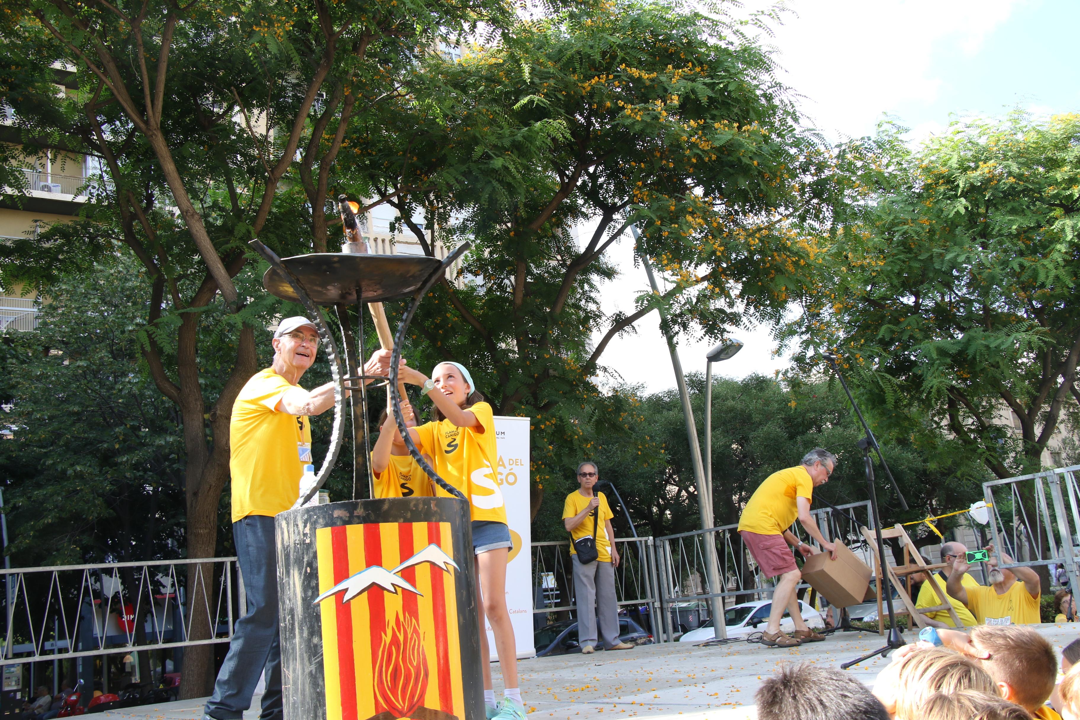 Arribada de la Flama del Canigó