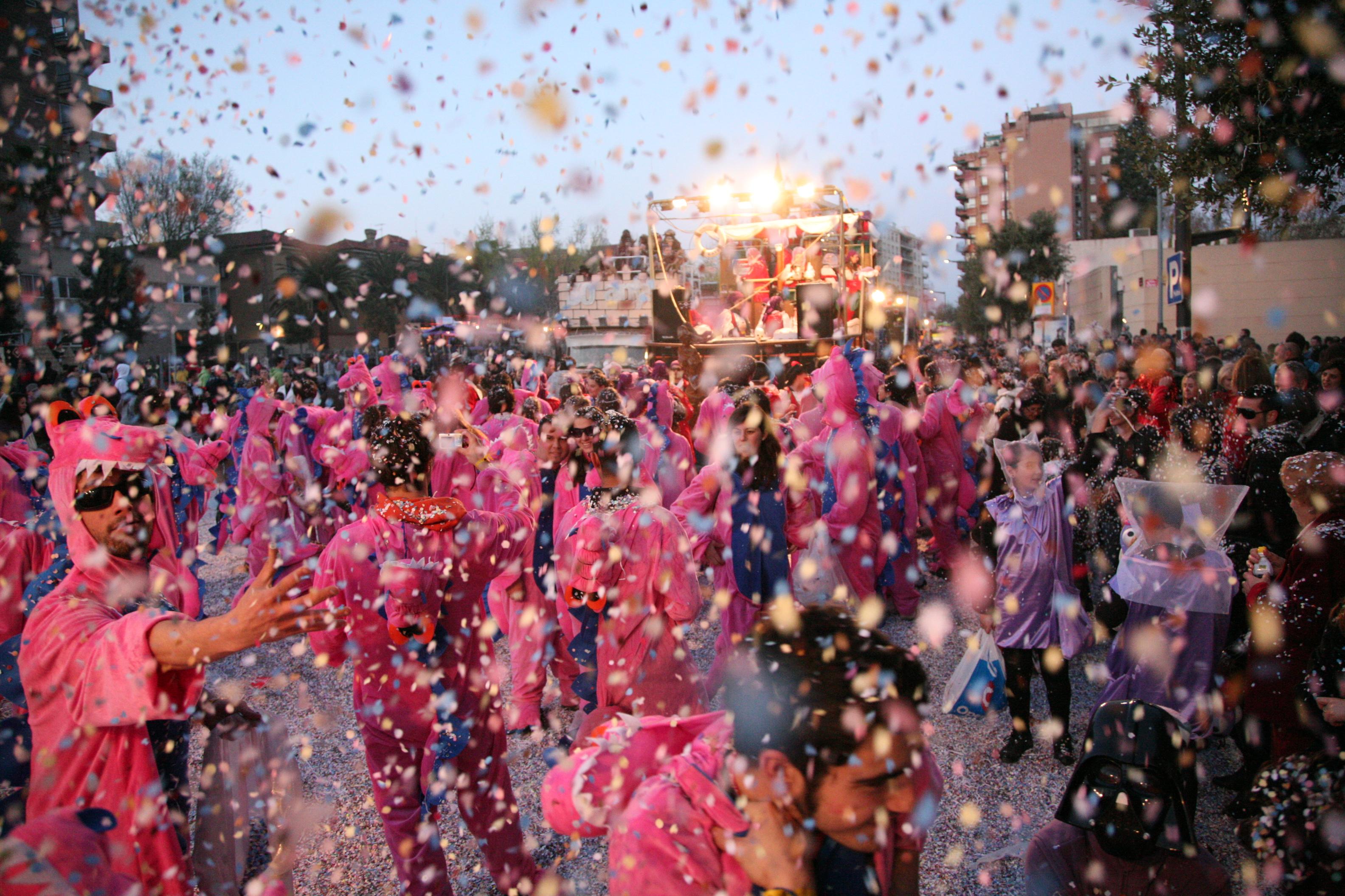 Carnaval 2012 · Batalla de confetti
