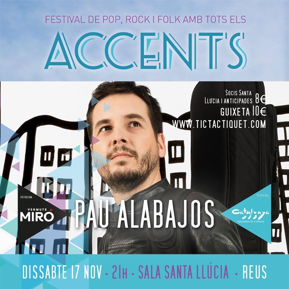 ACCENTS 2018 - Presentació del nou disc de Pau Alabajos