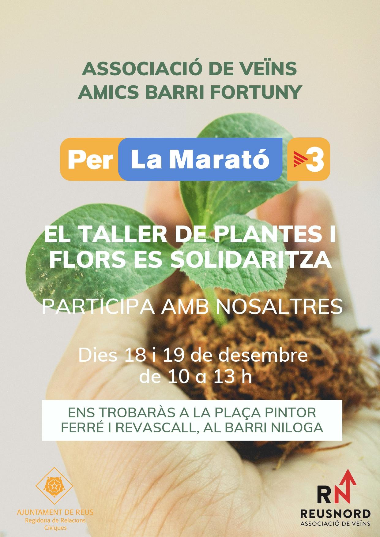 L'AV Amics del Barri Fortuny es solidaritza amb la Marató