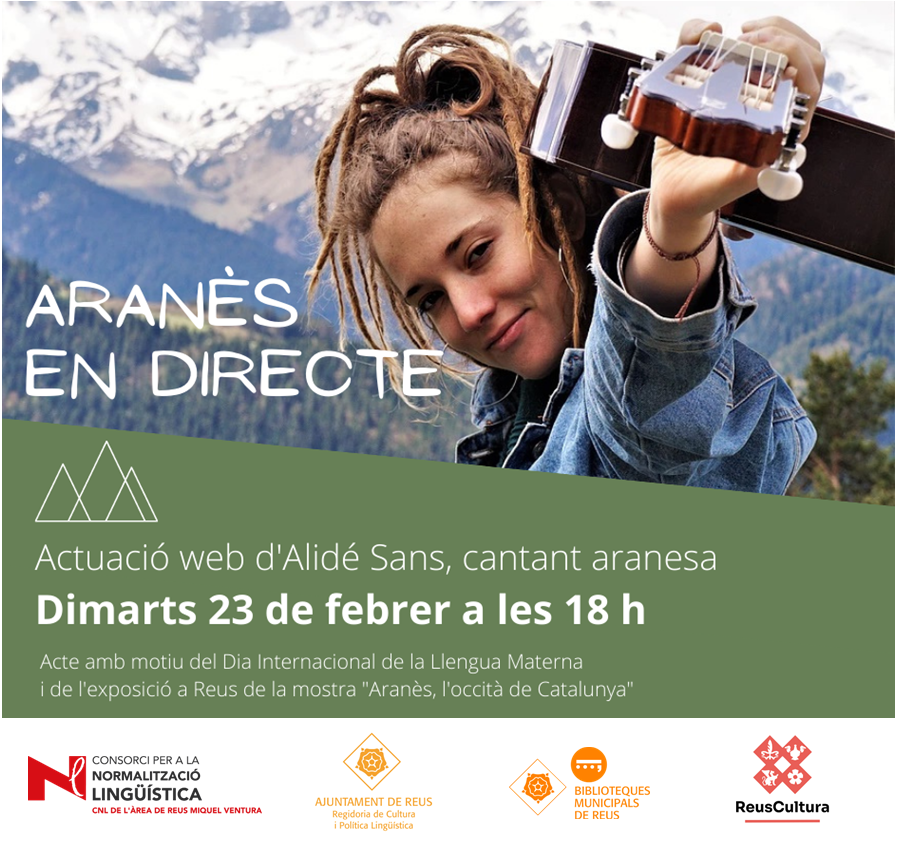 Dia Internacional de la Llengua Materna: actuació de la cantant aranesa Alidé Sans