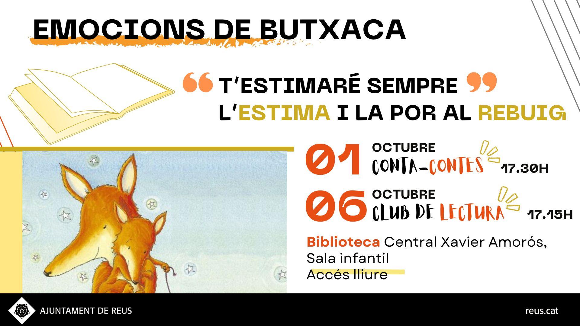 EMOCIONS DE BUTXACA: Club de lectura familiarE
