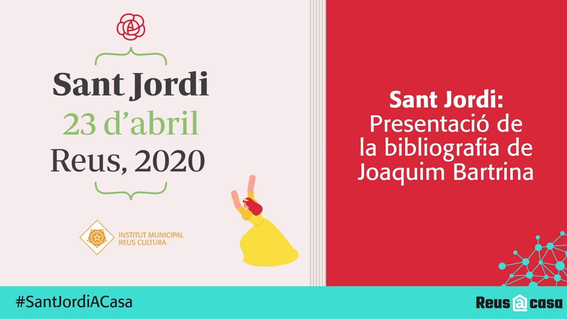 Sant Jordi: Presentació de la bibliografia de Joaquim Bartrina