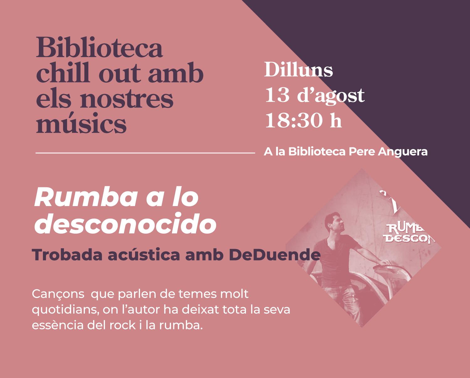 Biblioteques Chill Out. DeDuende