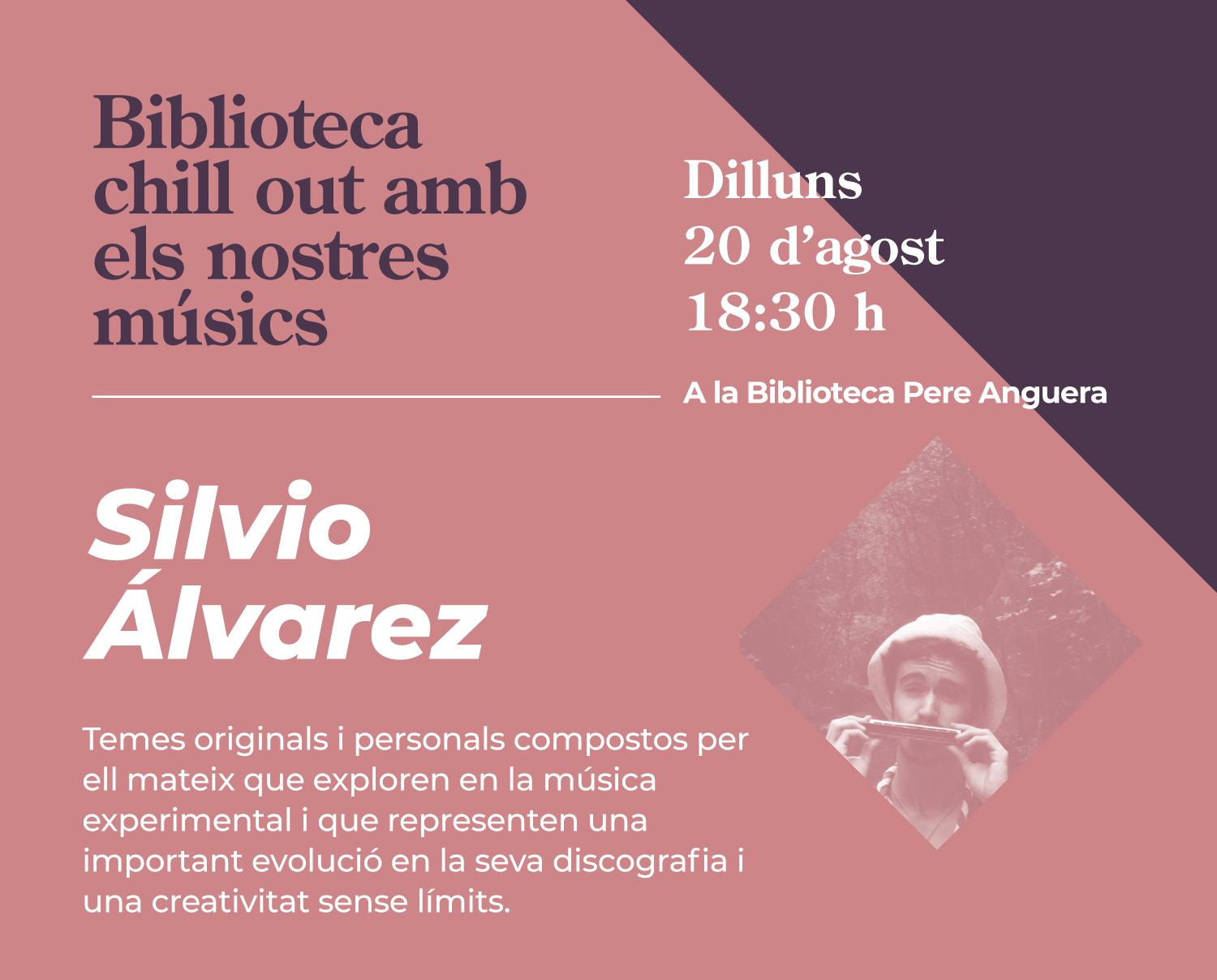 Biblioteques Chill Out. Silvio Álvarez