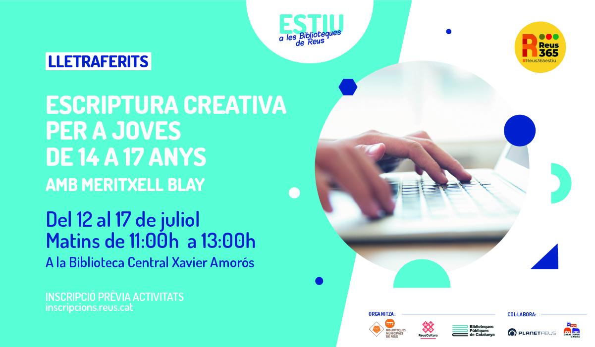 Biblioteca Central Xavier Amorós: Escriptura creativa per a joves de 14 a 17 anys