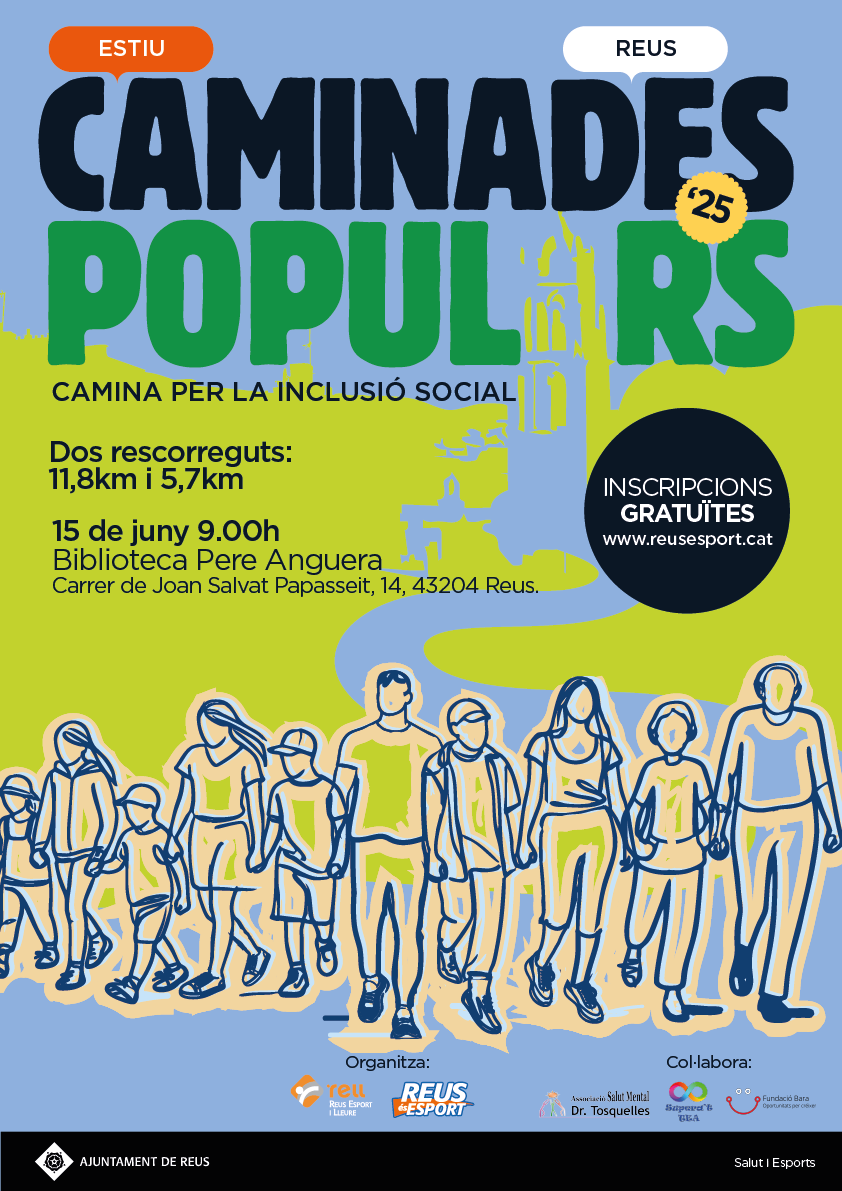 Caminada popular Reus estiu - Camina per la inclusió social