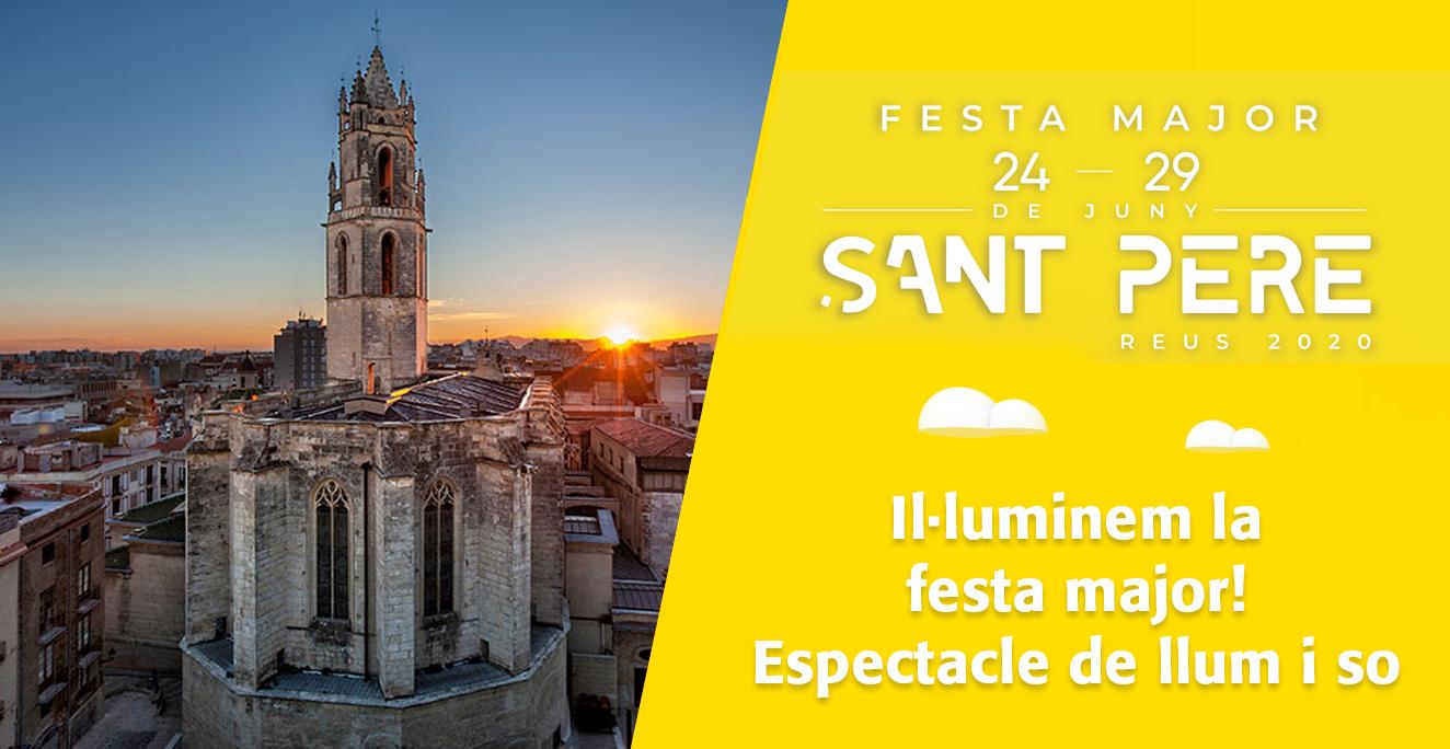 Sant Pere 2020: A campanar, Il·luminem la festa major!