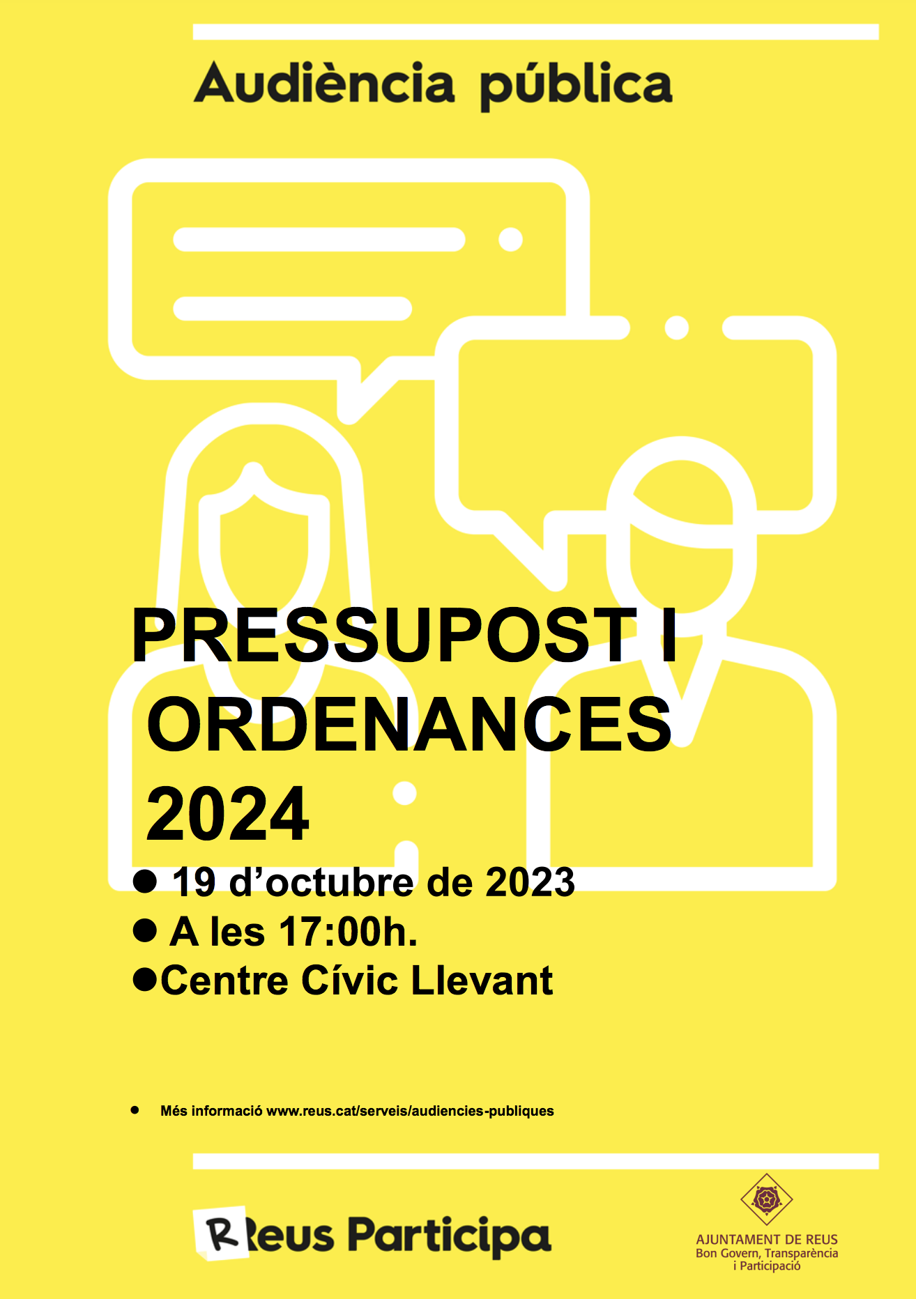 Audiència pública de Pressupost i Ordenances 2024