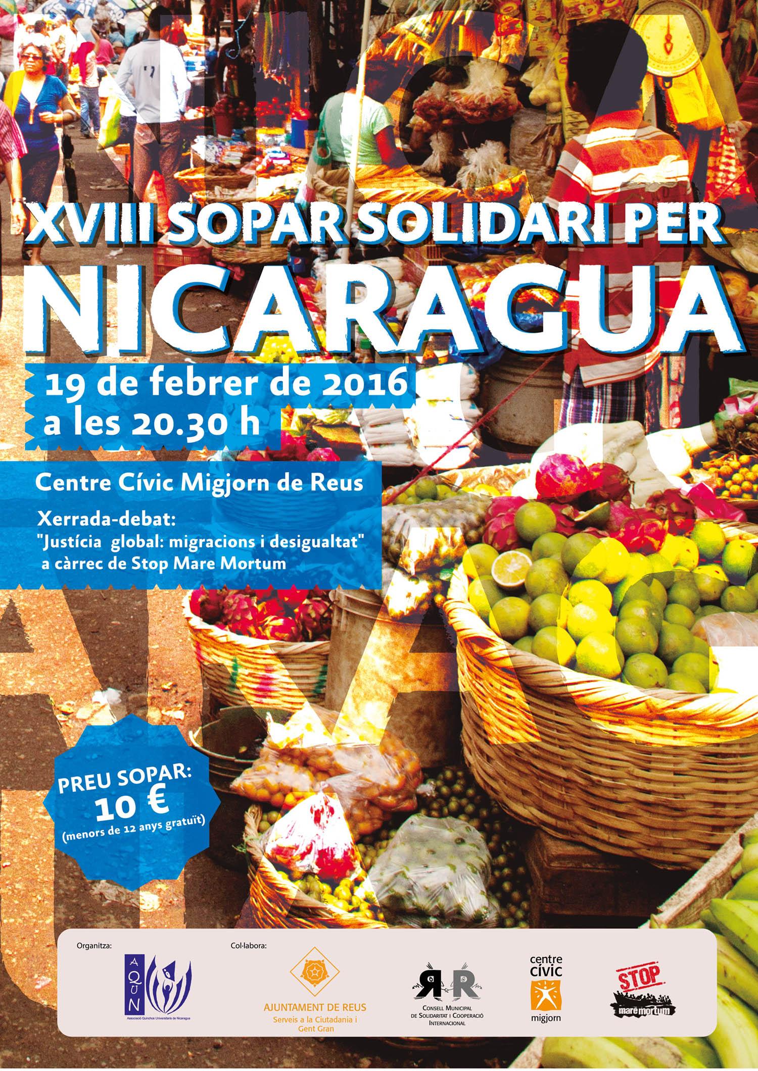 XVIII Sopar Solidari per Nicaragua