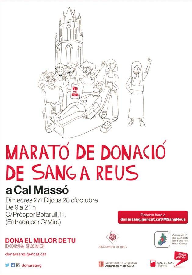 Marató de donació de Sang a Reus