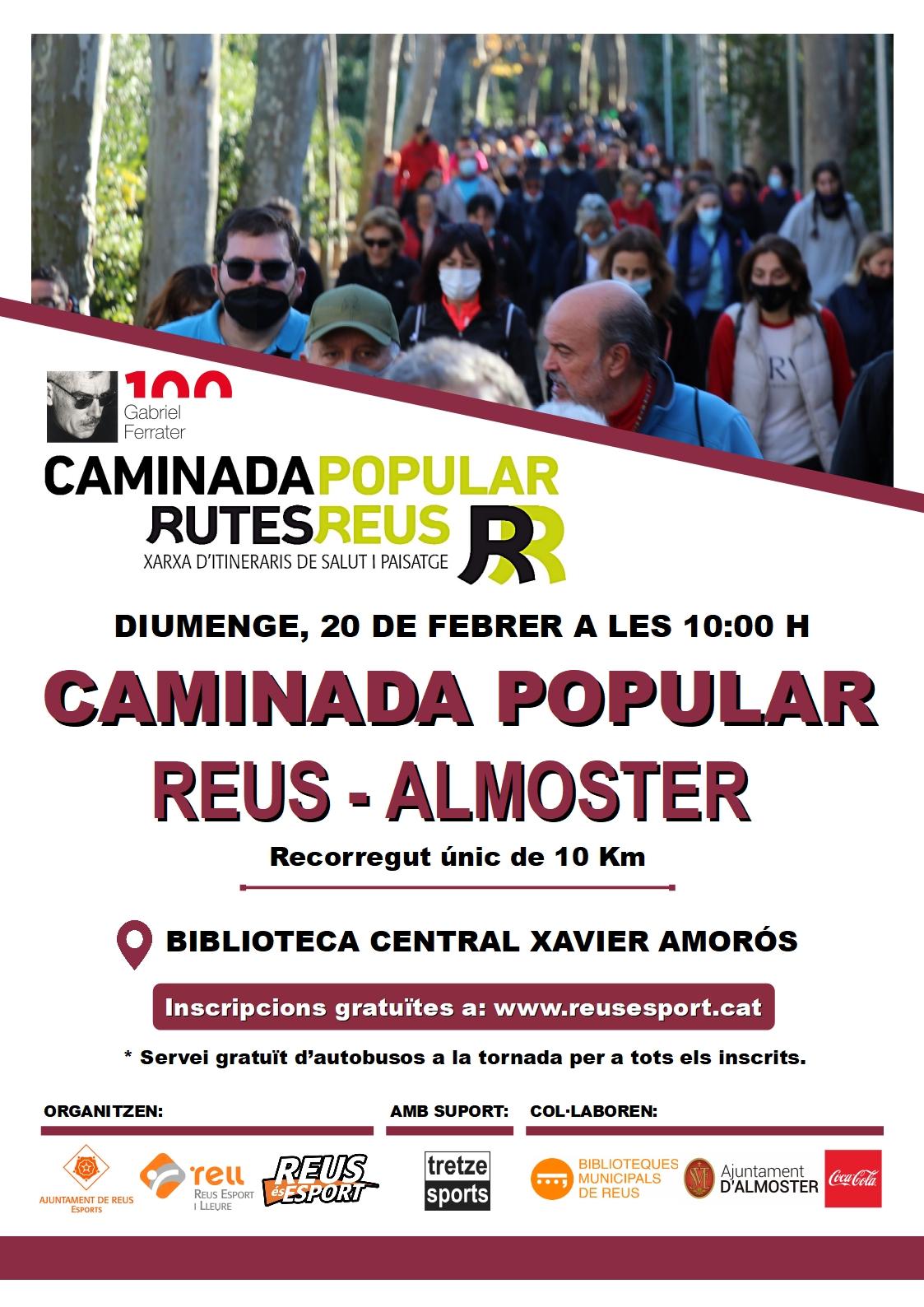 Caminada Popular Reus - Almoster