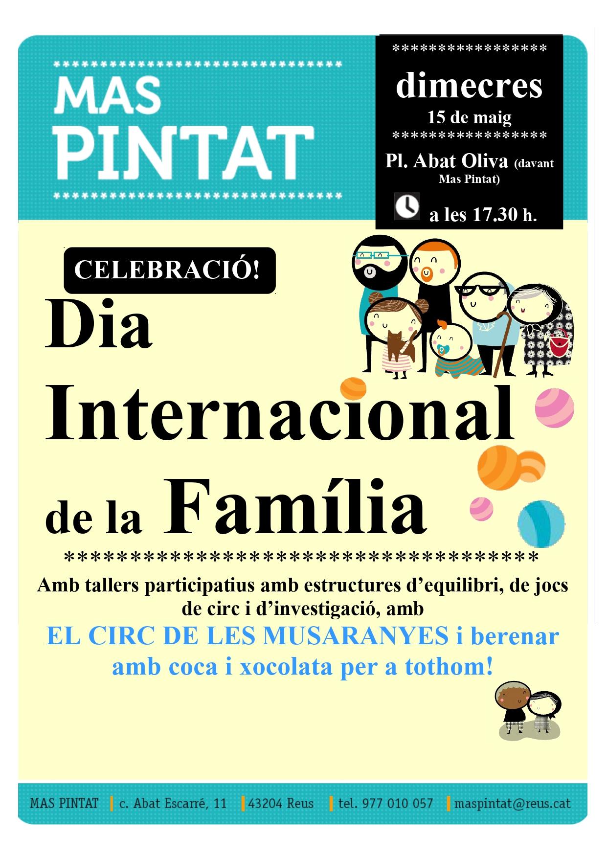 Celebració del DIA INTERNACIONAL DE LA FAMILIA