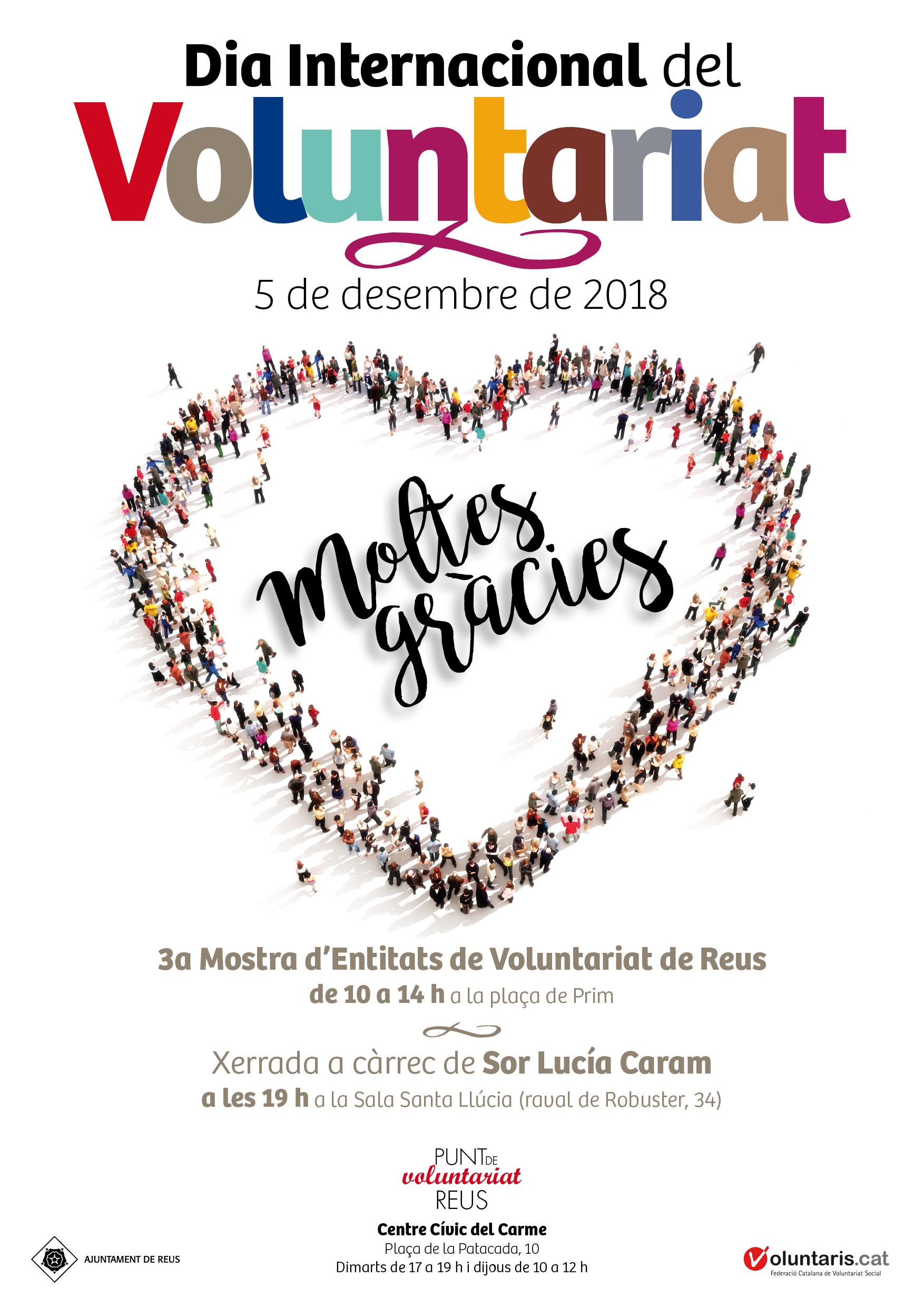 Xerrada de SOR LUCÍA CARAM: “El voluntariat al segle XXI”