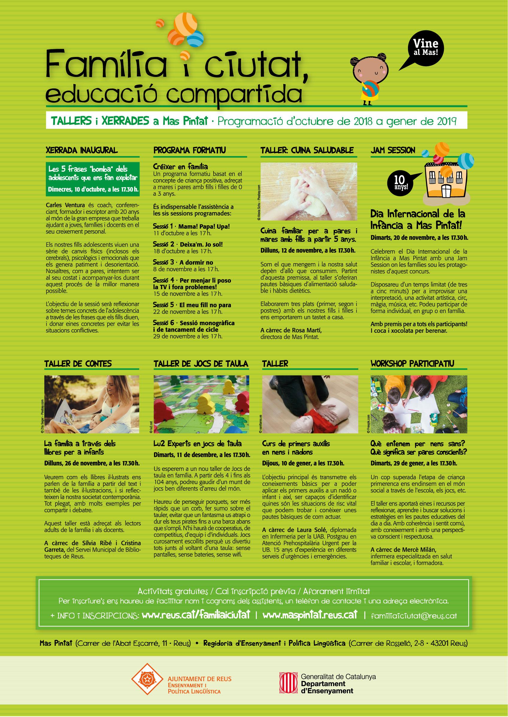 Programa Família i ciutat, educació compartida