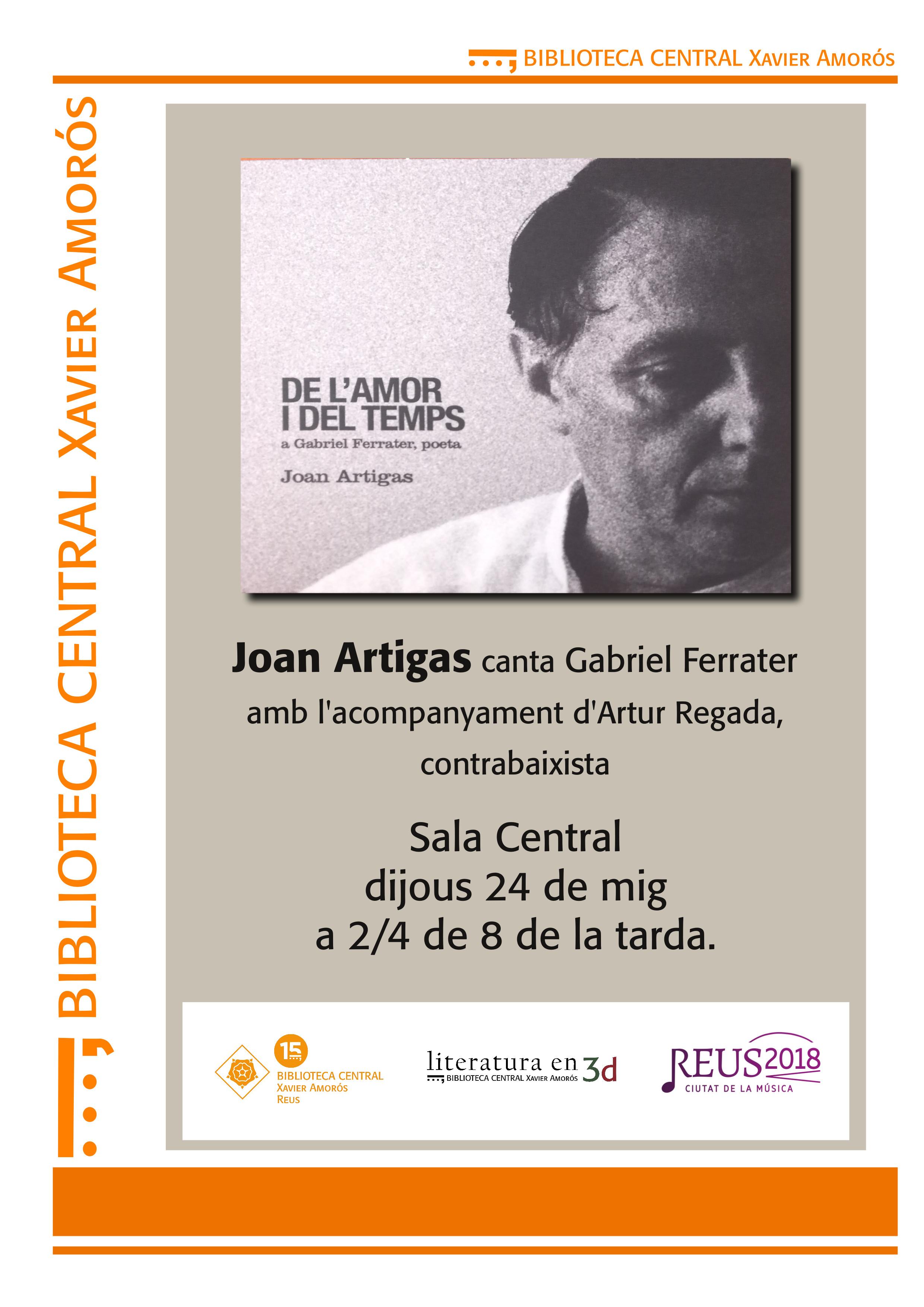 Joan Artiga canta Gabriel Ferrater