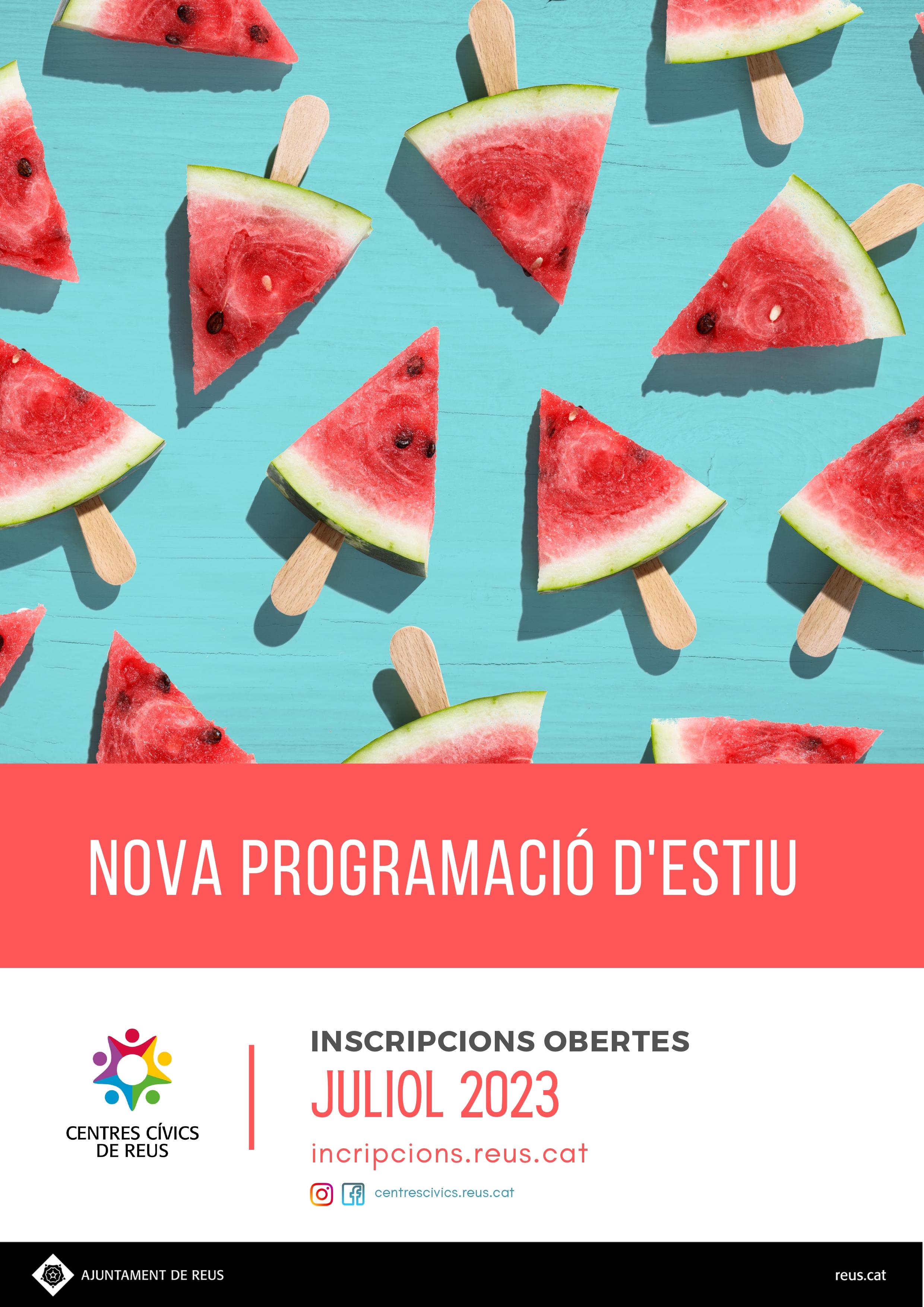 PROGRAMACIÓ D'ESTIU CENTRES CÍVICS