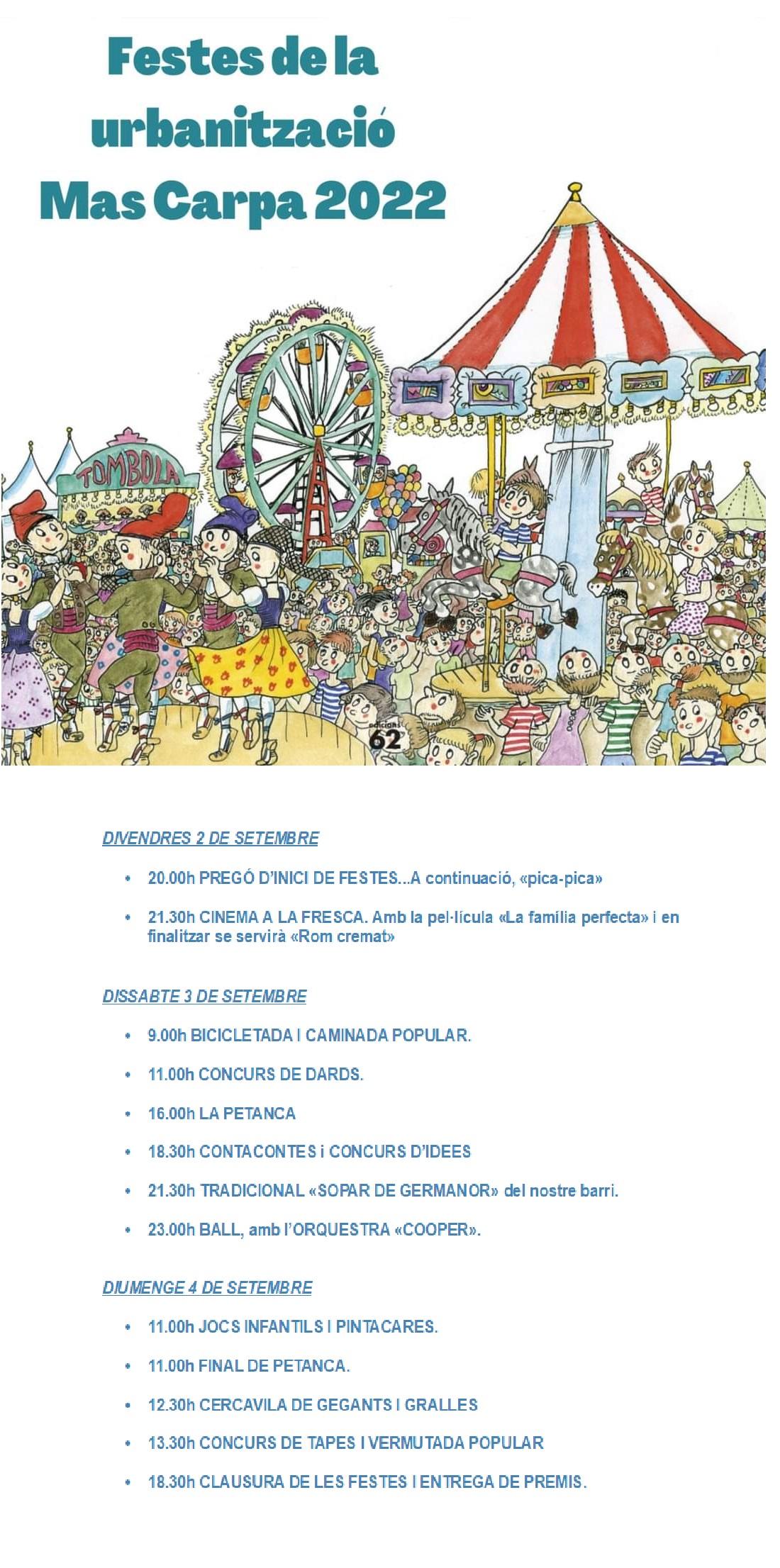 Festes del Barri Mas Carpa