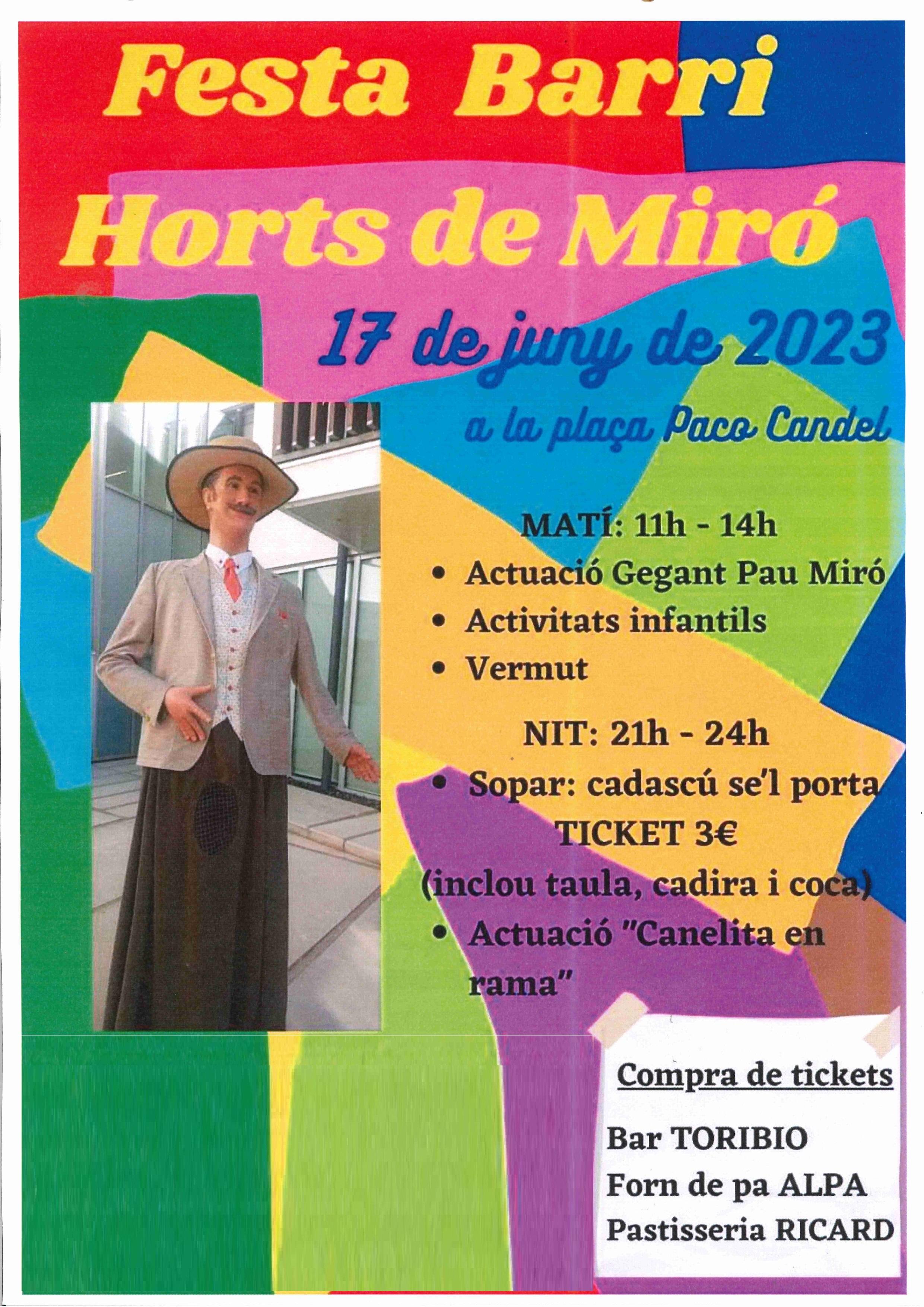 Festes del Barri  Horts de Miró