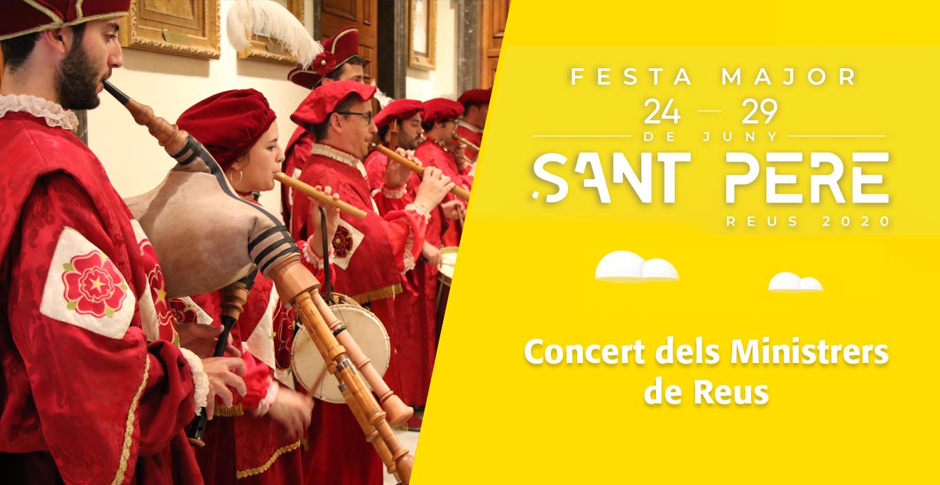 Sant Pere 2020: Concert dels Ministrers de Reus, des de la Galeria de Fills Il·lustres i com a preàmbul del pregó