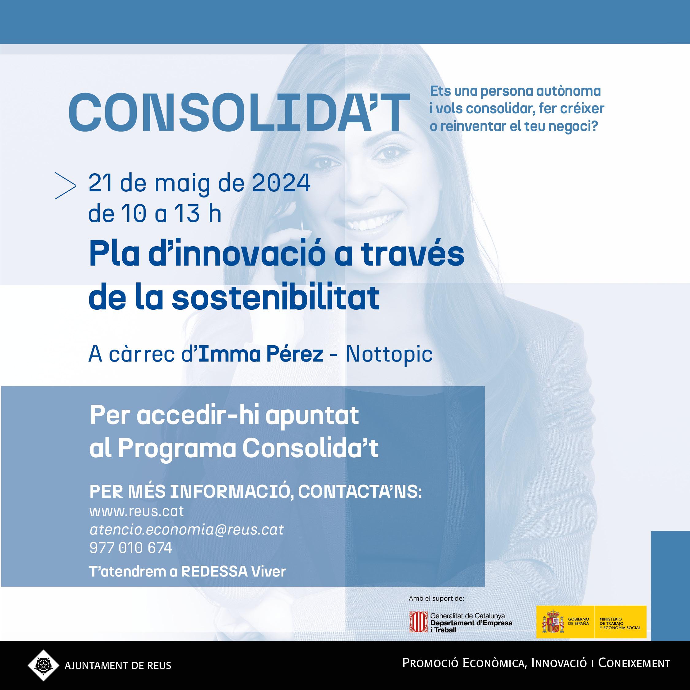 Pla d'innovació a través de la sostenibilitat. 