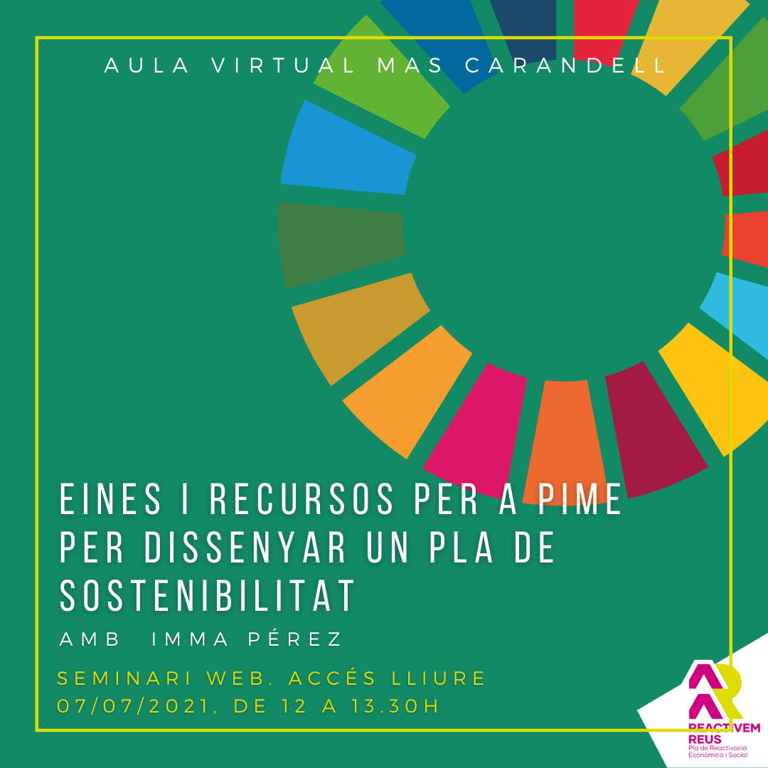 Seminari web: Eines i recursos per a PIME per dissenyar un pla de sostenibilitat