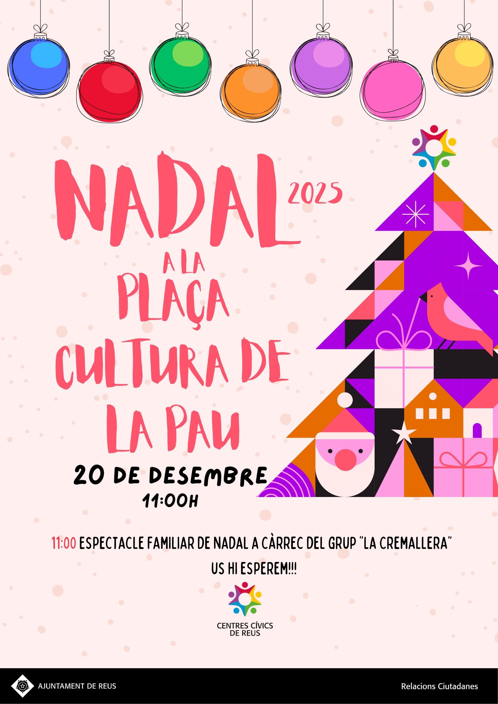 Nadal a la plaça Cultura de la PauE