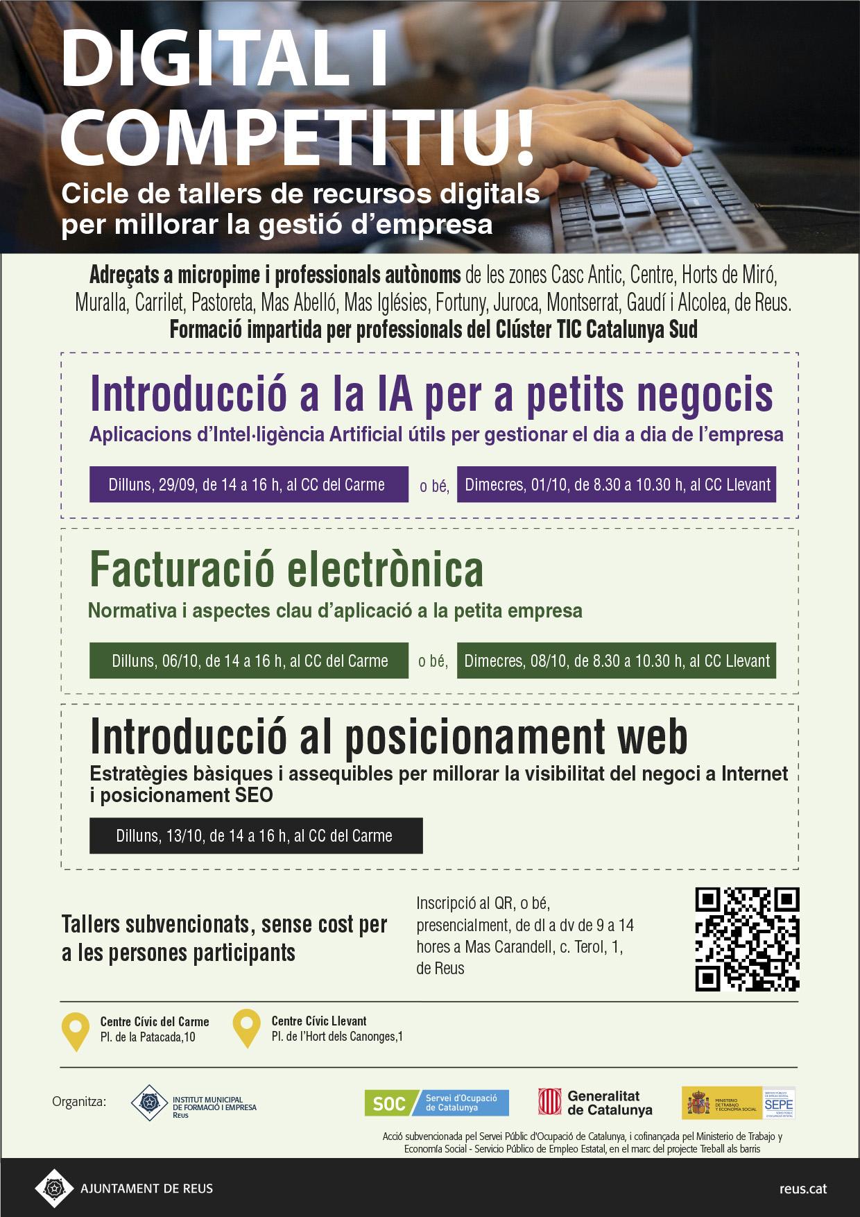 Cicle Digital i Competitiu: Introducció a la IA per a petits negocisE
