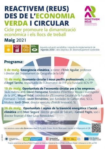 Seminari web: Oportunitats i reptes de la transició energètica i l'acció climàtica