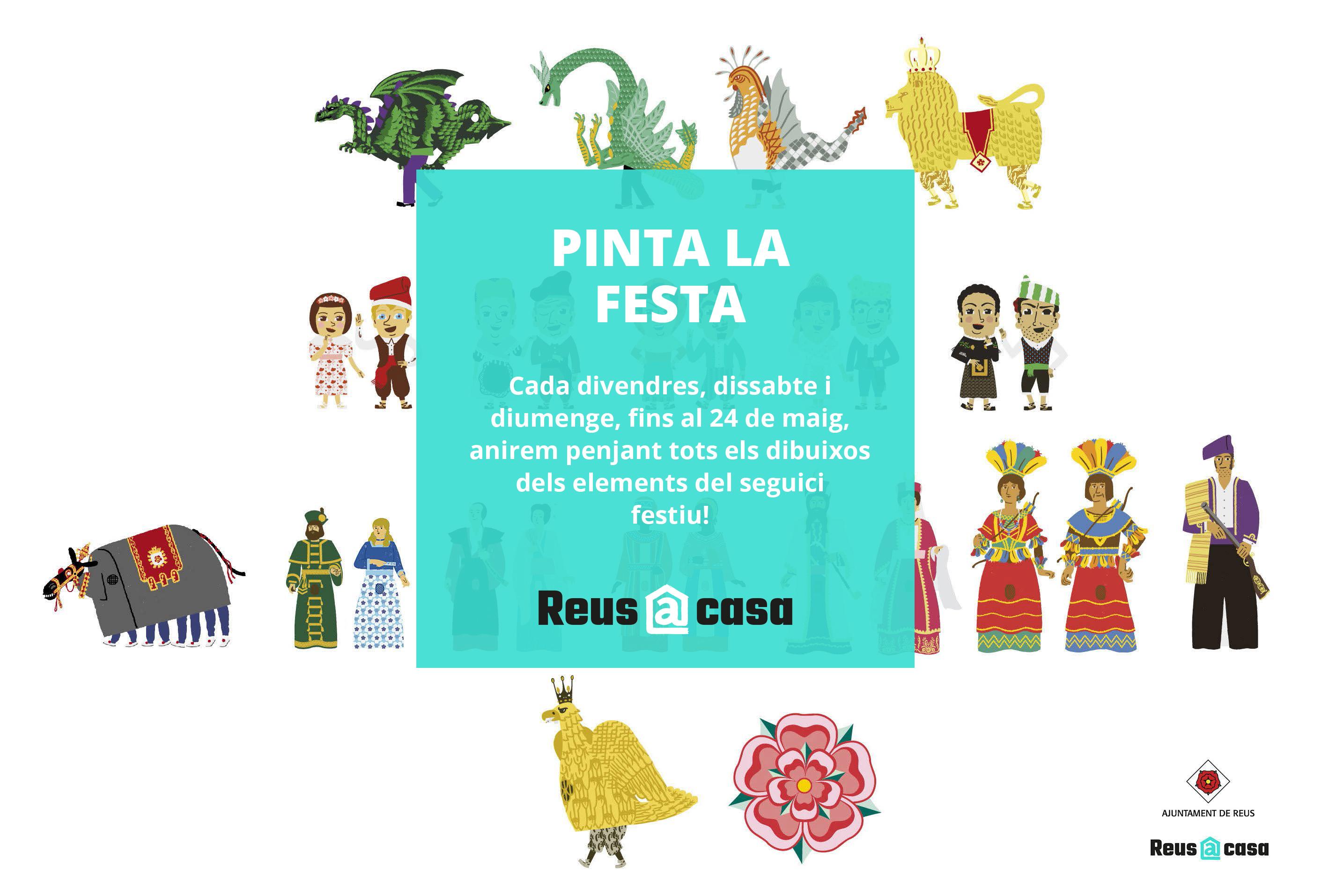 Pinta la festa: Gegants Indi i Índia