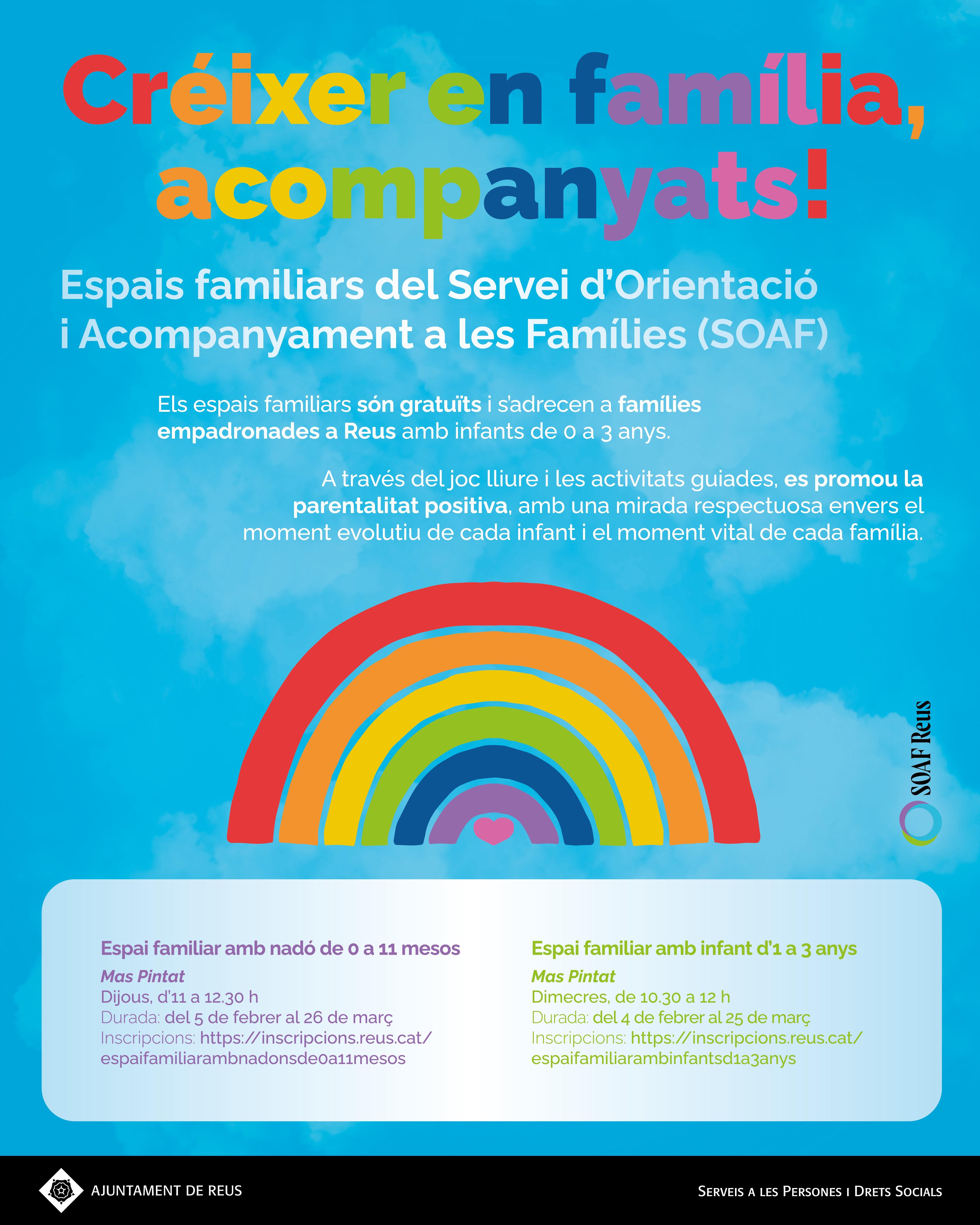 Espai familiar amb nadó de 0 a 11 mesos