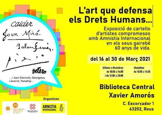 Exposició sobre Amnistia Internacional