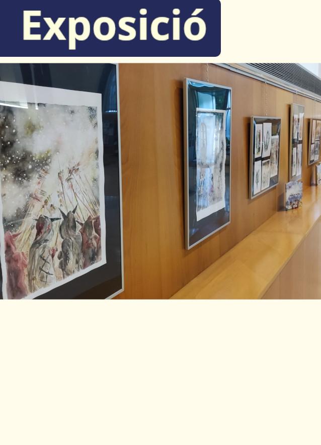 Exposició d'aquarel·les de Teresa Llorach ManresaE