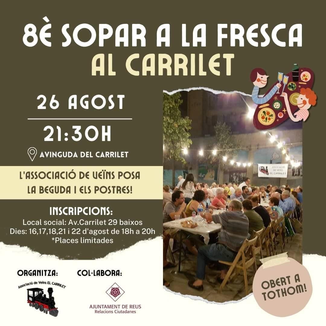 8è Sopar a la fresca al Carrilet