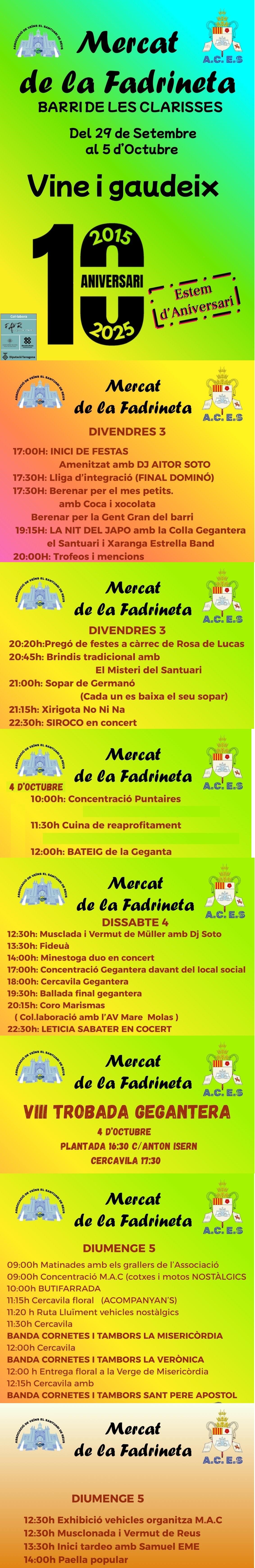 Festes del Barri del Barri el santuari de les Clarisses