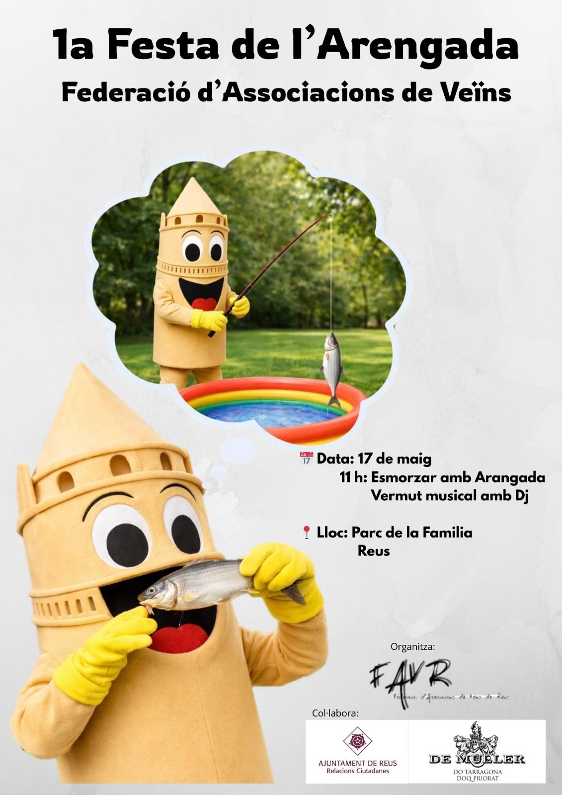 1ª Festa de l' Arengada  de la Federació d' Associacions de Veïns de Reus (FAVR)E