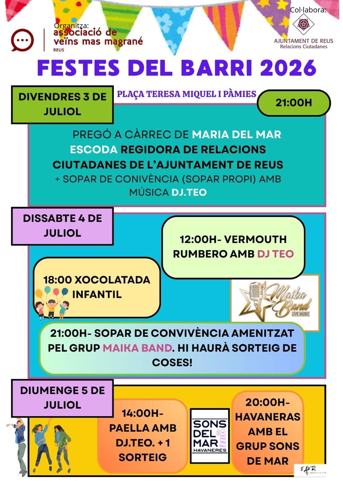 Festes de barri Mas MagranéE