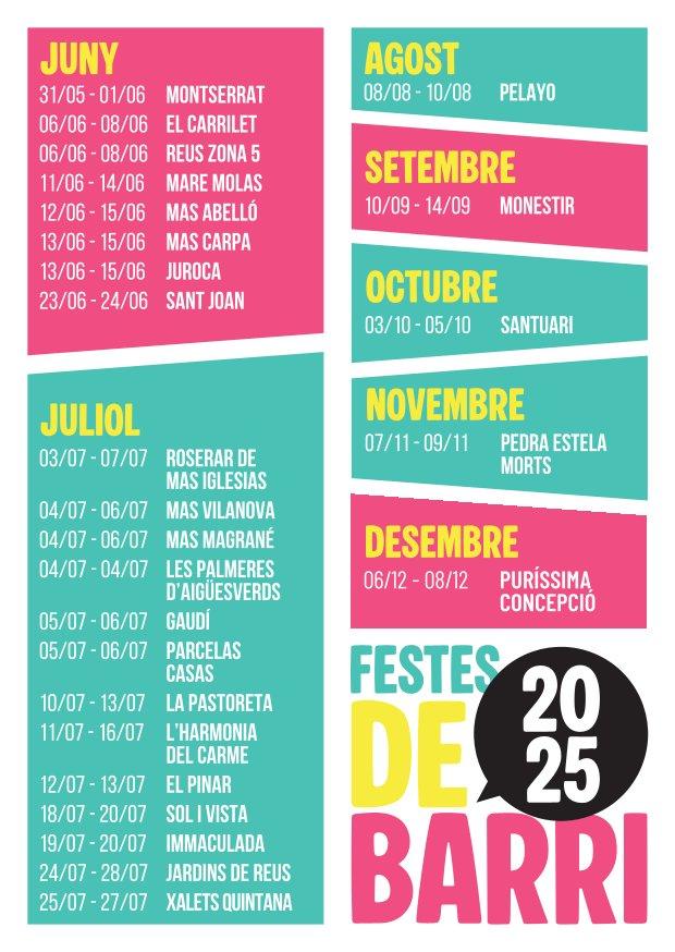 Festes del Barri Reus 2025