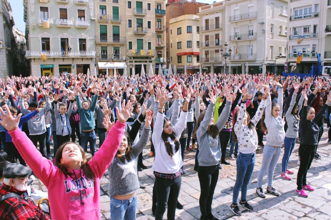 Flashmob del Centre de Lectura i Reus Deportiu